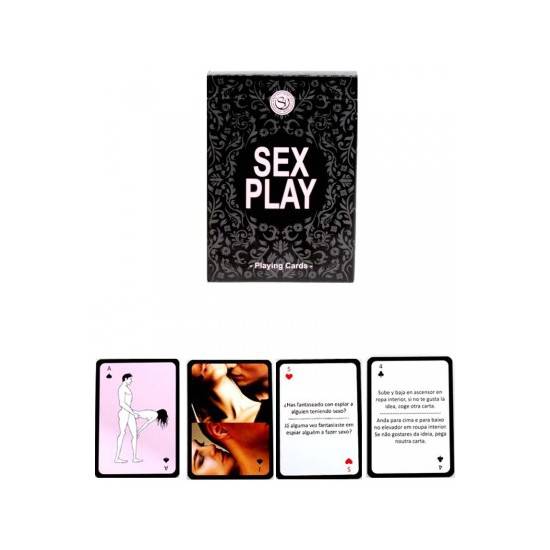SEX PLAY - PLAYING CARDS - ESPAÑOL / PORTUGUÉS - Juegos en Grupo - Sex Shop ARTICULOS EROTICOS