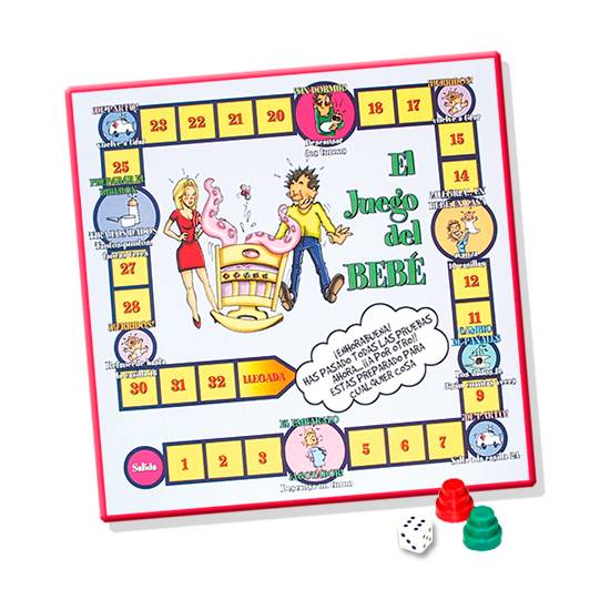 JUEGO DEL BEBE (2 FICHAS/DADO) - Juegos en Grupo - Sex Shop ARTICULOS EROTICOS