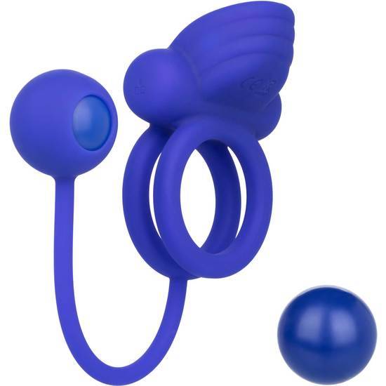 ANILLO DOBLE POTENCIADOR - AZUL - Juguetes Sexuales Anillo Vibrador - Sex Shop ARTICULOS EROTICOS