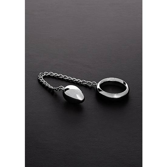 ANILLO DONUT C-RING Y HUEVO ANAL CON CADENA (50/50MM) - Juguetes Sexuales Kit - Sex Shop ARTICULOS EROTICOS