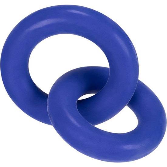 ANILLOS ENTRELAZADOS DUO - AZUL - Juguetes Sexuales Anillo Kit - Sex Shop ARTICULOS EROTICOS