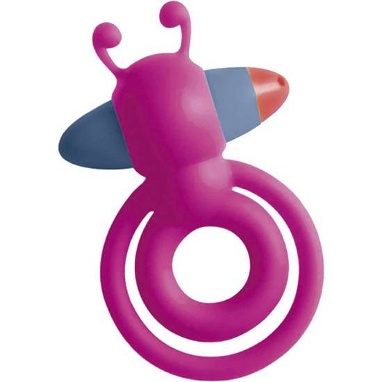 DOBLE ANILLO VIBRADOR ABEJA COLORES SURTIDOS - Anillo Vibrador - SEXSHOP