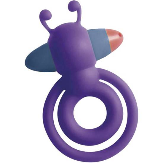 DOBLE ANILLO VIBRADOR ABEJA COLORES SURTIDOS - Anillo Vibrador - SEXSHOP