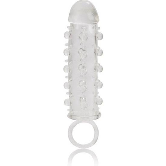 FUNDA EXTENSORA RUGOSA - TRANSPARENTE - Juguetes Sexuales Penes Fundas - Sex Shop ARTICULOS EROTICOS
