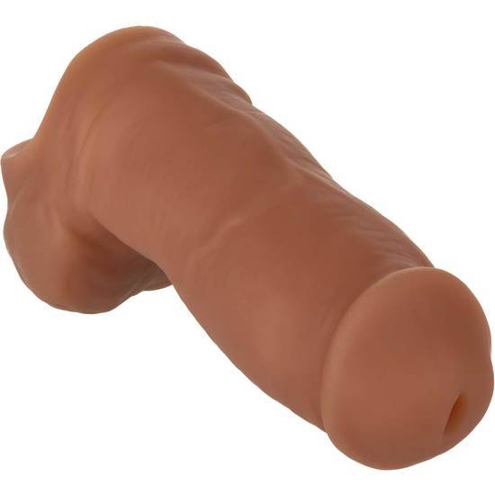 FUNDA PENE 12.8 CM PACKER GEAR - CARAMELO - Juguetes Sexuales Penes Fundas - Sex Shop ARTICULOS EROTICOS