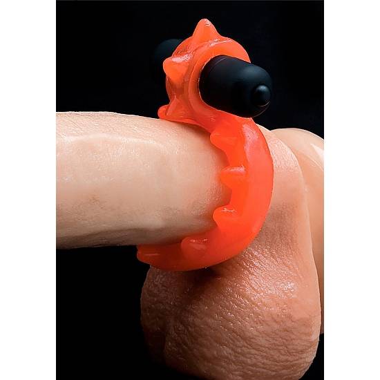 GLO-GLO ANILLO VIBRADOR - RADIOACTIVE ORANGE - Juguetes Sexuales Anillo Vibrador - Sex Shop ARTICULOS EROTICOS