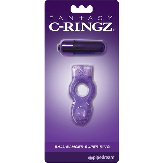 FANTASY C RING BALL BANGER SUPER MORADO - Anillo Vibrador - SEXSHOP
