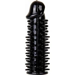 REALISTICO Y PUNTIAGUDO EXTENSION PARA EL PENE COLOR NEGRO - Extensiones - SEXSHOP