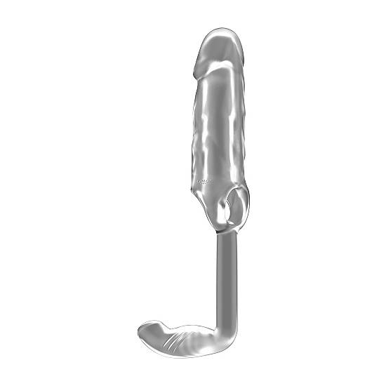 SONO N. 38 EXTENSOR PARA EL PENE ELÁSTICO CON PLUG TRANSPARENTE - Juguetes Sexuales Penes Extensores - Sex Shop ARTICULOS EROTICOS