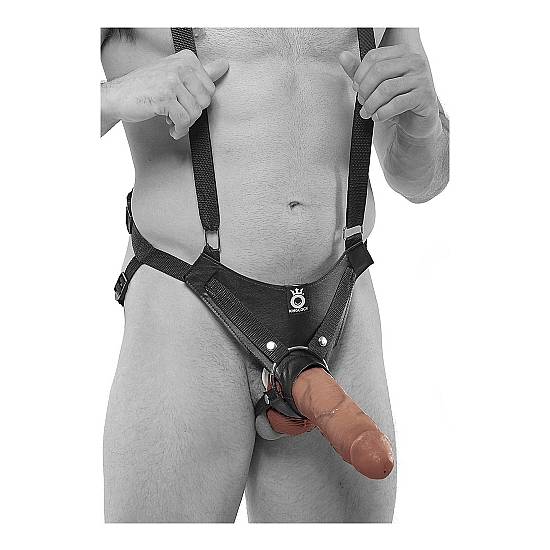 ARNÉS CON PENE HUECO 25 CM - MULATO - Arnes BDSM Bondage - Sex Shop ARTICULOS EROTICOS