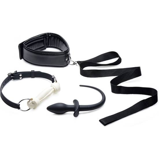 PUPPY PLAY SET  BDSM - NEGRO - BDSM Bondage Kit - Sex Shop ARTICULOS EROTICOS