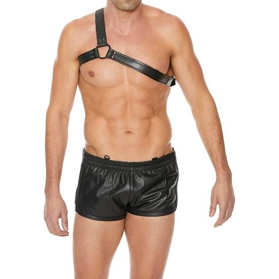 ARNÉS DE CUERO GLADIATOR - NEGRO - Arnes BDSM Bondage - Sex Shop ARTICULOS EROTICOS