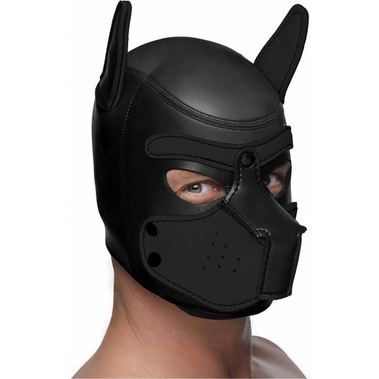 CAPUCHA NEOPRENO SPIKE PUPPY - NEGRO - Mordazas BDSM Bondage - Sex Shop ARTICULOS EROTICOS