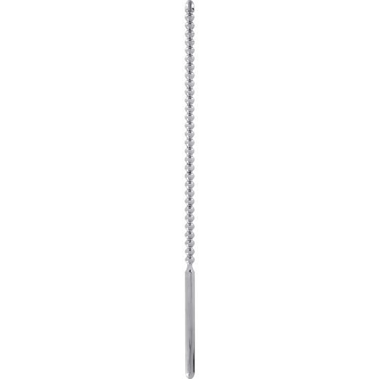 DIP STICK RIBBED- PENIS PLUG - 6 CM - PLATA - BDSM Bondage Varios- Sex Shop ARTICULOS EROTICOS