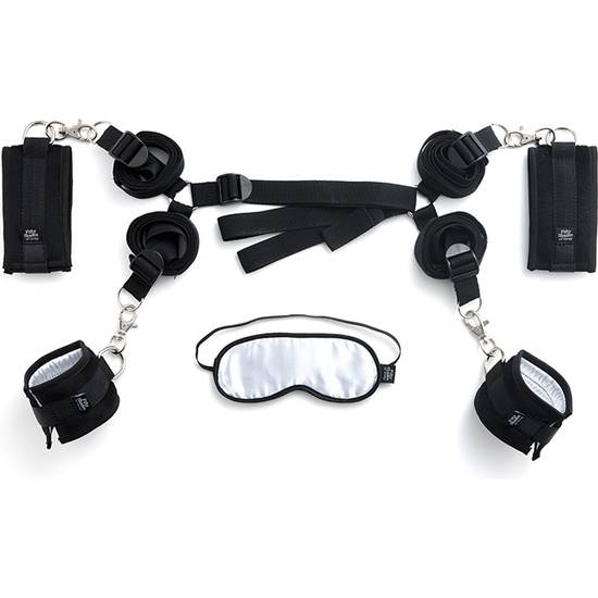 HARD LIMITS KIT DE RESTRICCIONES - NEGRO/BLANCO - BDSM Bondage Kit - Sex Shop ARTICULOS EROTICOS