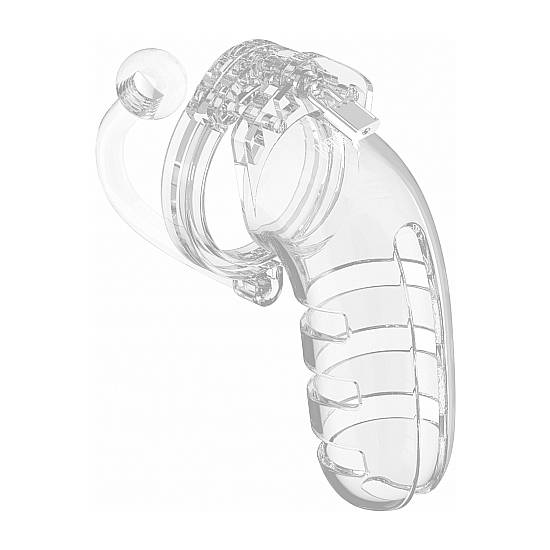 JAULA MASCULINA CON PLUG 14CM - TRANSPARENTE - BDSM Bondage Varios- Sex Shop ARTICULOS EROTICOS