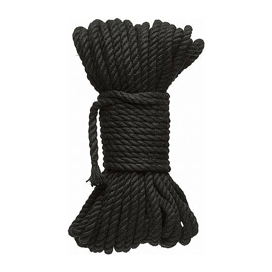 KINK CUERDA DE BONDAGE HEMP 914X0,6CM - NEGRO - Cuerdas BDSM Bondage - Sex Shop ARTICULOS EROTICOS