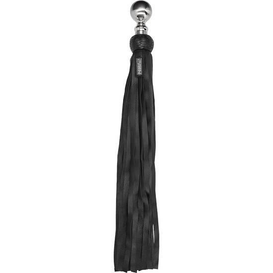 LATIGO HEAVY METAL BALL FLOGGER SOFTY - NEGRO - Látigos BDSM Bondage - Sex Shop ARTICULOS EROTICOS