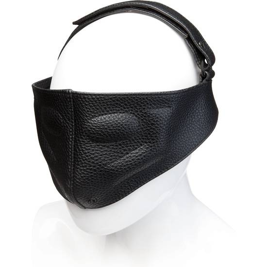 LEATHER BLINDING MASK - NEGRO - BDSM Bondage Varios- Sex Shop ARTICULOS EROTICOS