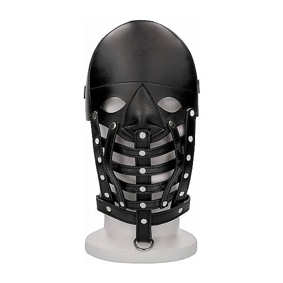 MÁSCARA DE CUERO PARA HOMBRE NEGRO - Máscaras BDSM Bondage - Sex Shop ARTICULOS EROTICOS