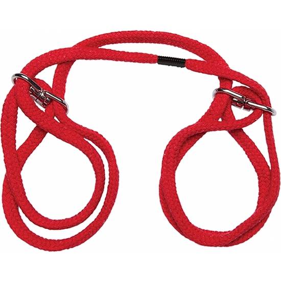 ROPE - ESPOSAS DE ALGODON 100% , ROJO - Esposas BDSM Bondage - Sex Shop ARTICULOS EROTICOS