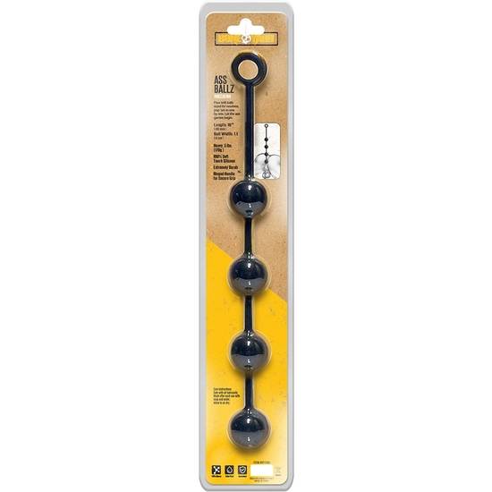 BOLAS ANALES BALLZ - CLAMSHELL - NEGRO - M - Juguetes Sexuales Bolas Anales - Sex Shop ARTICULOS EROTICOS