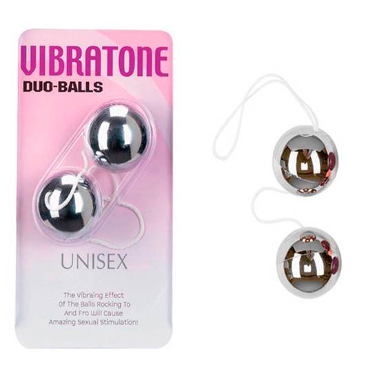 BOLAS CHINAS UNISEX PLATEADO - Juguetes Sexuales Bolas Chinas - Sex Shop ARTICULOS EROTICOS