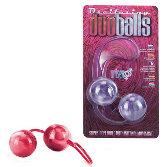 BOLAS DOBLES MARBILIZED ROJAS - Juguetes Sexuales Bolas Chinas - Sex Shop ARTICULOS EROTICOS