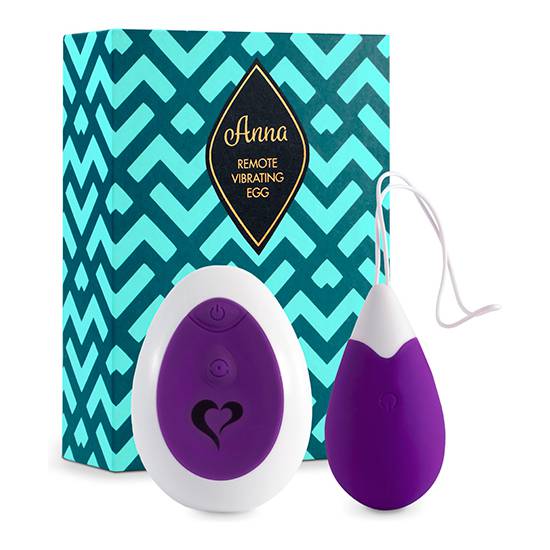 FEELZTOYS - ANNA HUEVO VIBRADOR CONTROL REMOTO - MORADO - Juguetes Sexuales Huevos Vibradores - Sex Shop ARTICULOS EROTICOS