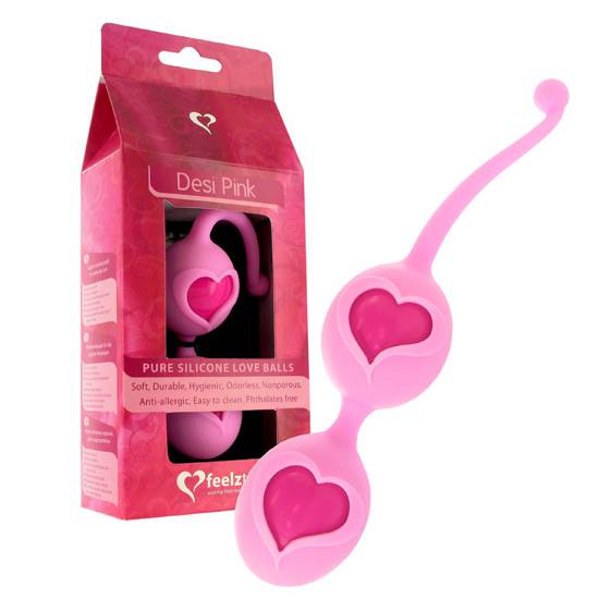 FEELZTOYS DESI BOLAS CHINAS ROSA - Juguetes Sexuales Bolas y Huevos - Sex Shop ARTICULOS EROTICOS