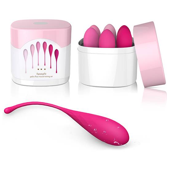 FEELZTOYS FEMMEFIT KIT DE ENTRENAMIENTO MUSCULAR PÉLVICO - 6 PCS - Juguetes Sexuales Bolas Chinas - Sex Shop ARTICULOS EROTICOS