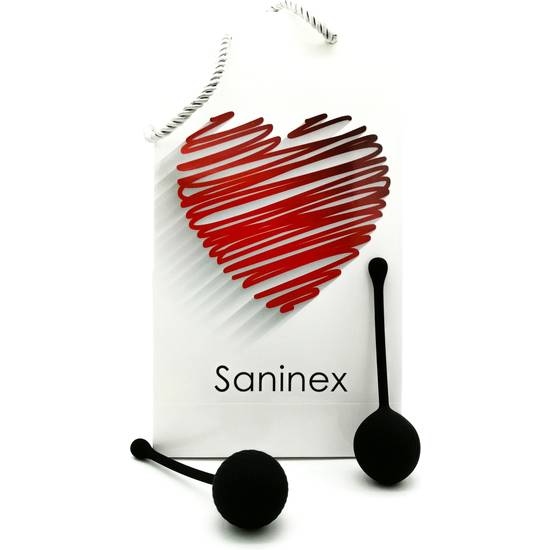 SANINEX CLEVER - INTELIGENTE ESFERA VAGINAL NEGRO - Juguetes Sexuales Bolas Chinas - Sex Shop ARTICULOS EROTICOS