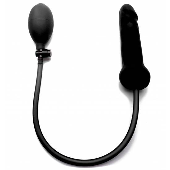 OUCH INFLABLE DE SILICONA NEGRO - Juguetes Sexuales Anal Hinchable - Sex Shop ARTICULOS EROTICOS