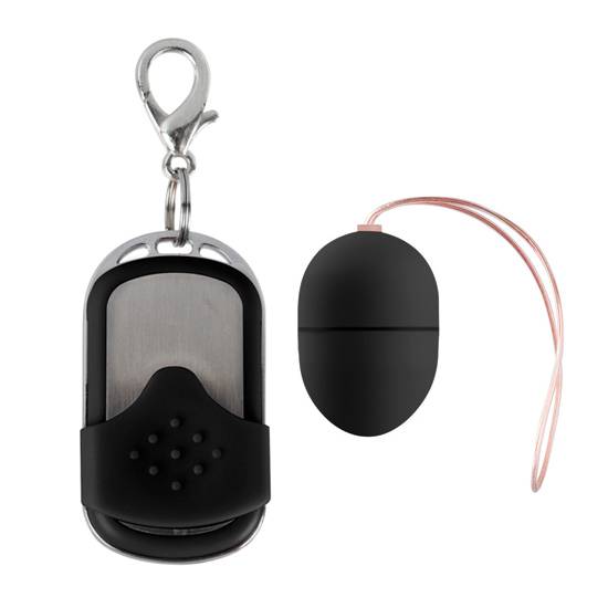 HUEVO VIBRADOR 10 VELOCIDADES CONTROL REMOTO NEGRO PEQUEÑO - Juguetes Sexuales Vibradores Discretos - Sex Shop ARTICULOS EROTICOS
