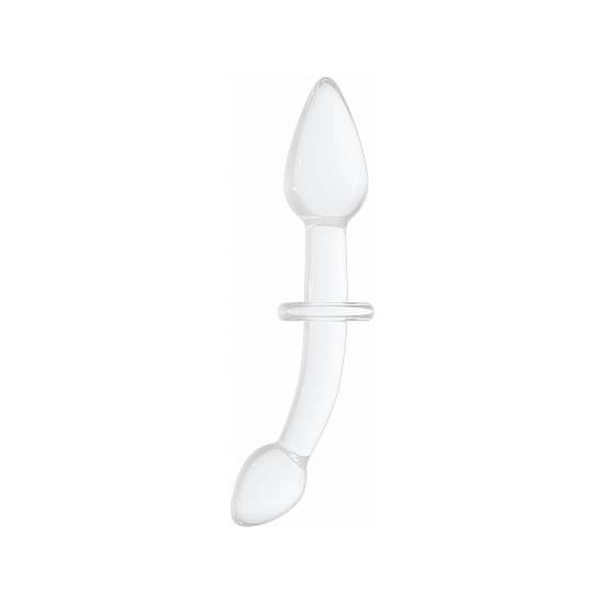 DOUBLER DILDO DE CRISTAL BLANCO - Dildos Juguetes Sexuales - Sex Shop ARTICULOS EROTICOS