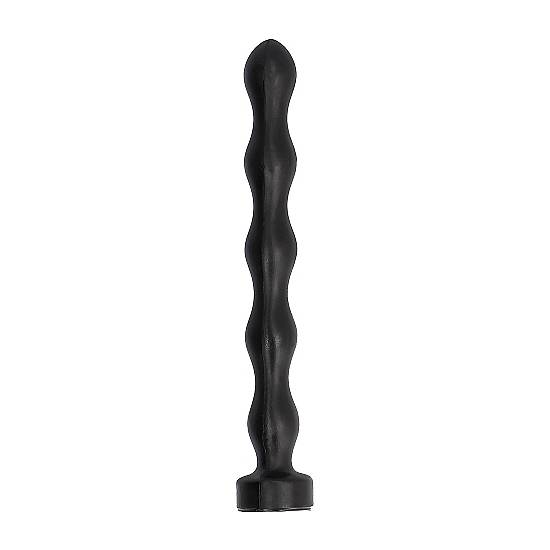 ALL BLACK PLUG 32CM - Juguetes Sexuales Anal con Perlas - Sex Shop ARTICULOS EROTICOS