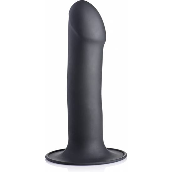 DILDOS FLEXIBLE DE SILICONA - NEGRO - Consolador Penes Juguetes Sexuales - Sex Shop ARTICULOS EROTICOS