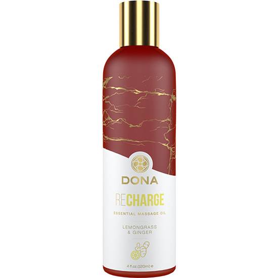 DONA - ACEITE DE MASAJE ESENCIAL RECARGA LEMONCIL Y JENGIBRE 120 ML - Cosmética Erótica Cremas Masaje - Sex Shop ARTICULOS EROTICOS