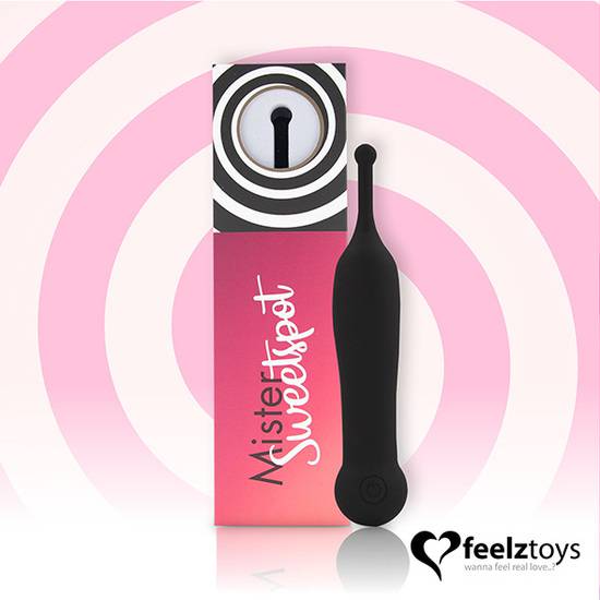 FEELZTOYS - MISTER SWEETSPOT VIBRADOR DE CLÍTORIS - NEGRO - Juguetes Sexuales Estimuladores Clitoris - Sex Shop ARTICULOS EROTICOS