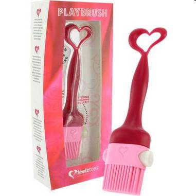 FEELZTOYS PLAYBRUSH VIBRADOR FORMA DE PINCEL - Juguetes Sexuales Vibradores Varios - Sex Shop ARTICULOS EROTICOS