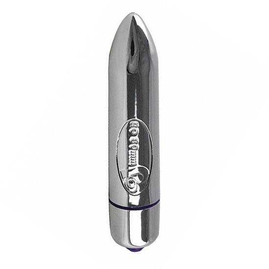 RO-80 MM BALA VIBRADORA PLATEADA - Juguetes Sexuales Vibradores Balas - Sex Shop ARTICULOS EROTICOS