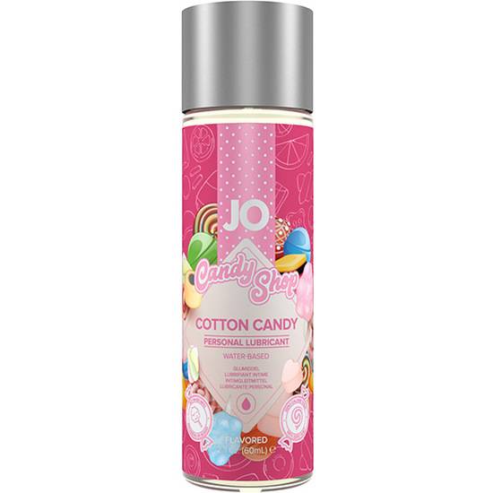 SYSTEM JO - CANDY SHOP H2O LUBRICANTE ALGODÓN DE AZÚCAR 60 ML - Cosmética Erótica con sabores - Sex Shop ARTICULOS EROTICOS