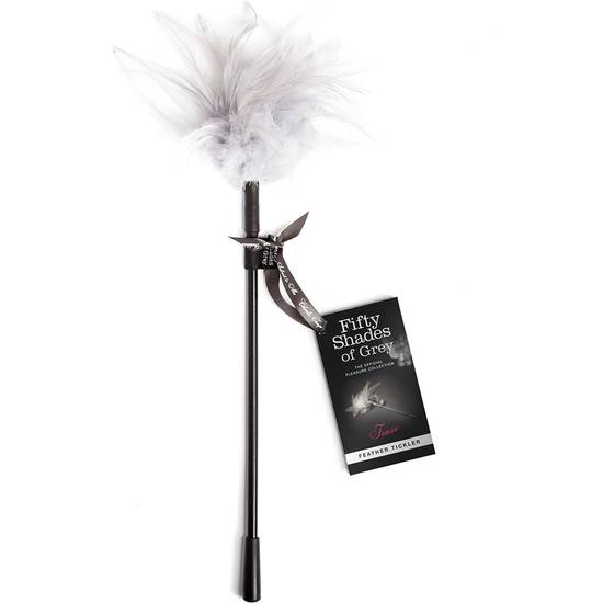 TEASE FEATHER PLUMERO BDSM - NEGRO/BLANCO - BDSM Bondage Varios- Sex Shop ARTICULOS EROTICOS