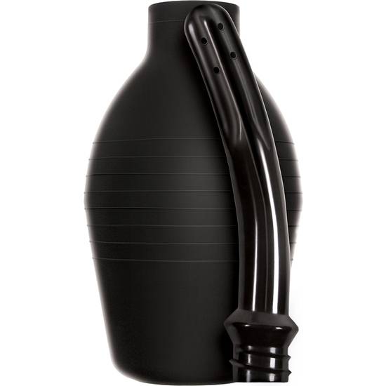 PLUG HINCHABLE LIMPIADOR DE SILICONA NEGRO - Cuidado Íntimo Higiene - Sex Shop ARTICULOS EROTICOS