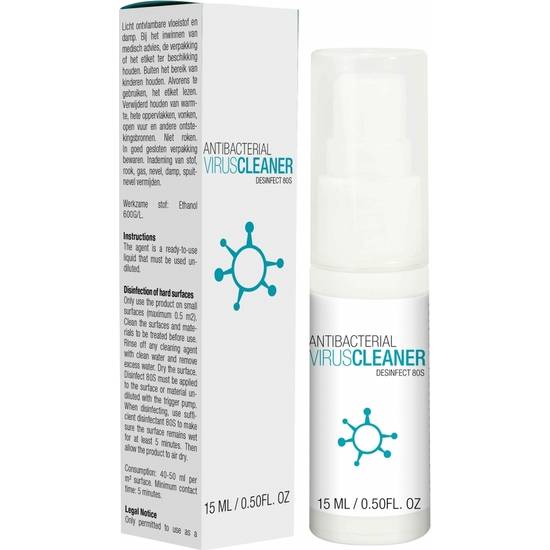 VIRUSCLEANER - 15 ML - Higiene Jueguetes Eróticos - Sex Shop ARTICULOS EROTICOS