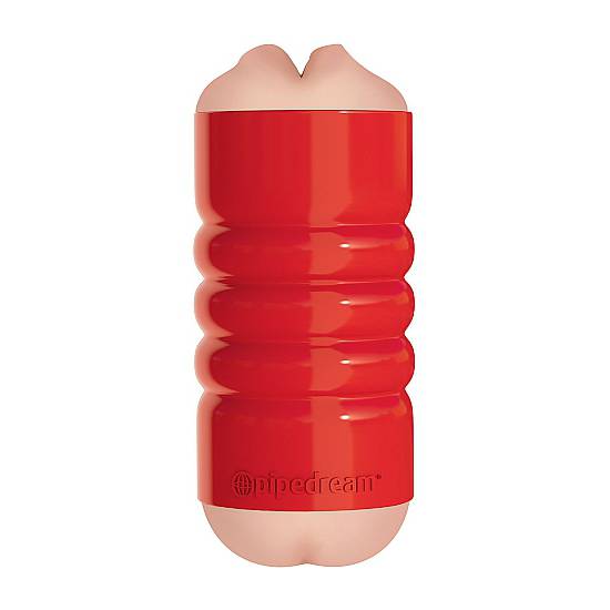 PDX TIGHT GRIP MASTURBADOR MASCULINO BOCA / ANO ROJO - Juguetes Sexuales Masturbadores Bocas - Sex Shop ARTICULOS EROTICOS