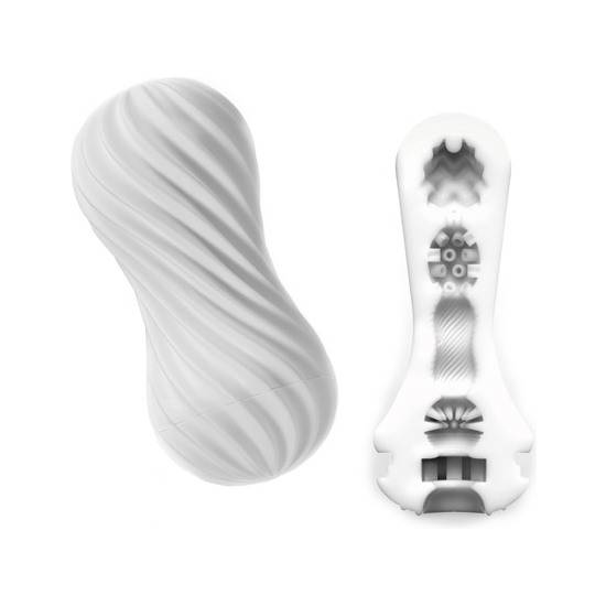 TENGA FLEX - ROCKY - BLANCO - Juguetes Sexuales Masturbadores para EL- Sex Shop ARTICULOS EROTICOS
