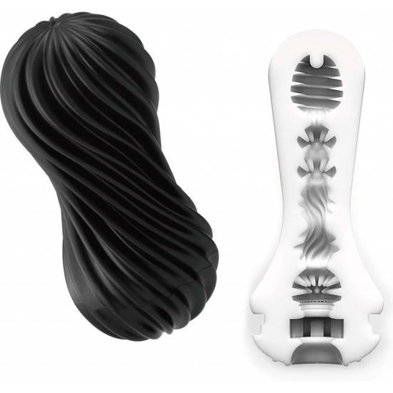 TENGA FLEX - ROCKY - NEGRO - Juguetes Sexuales Masturbadores para EL- Sex Shop ARTICULOS EROTICOS