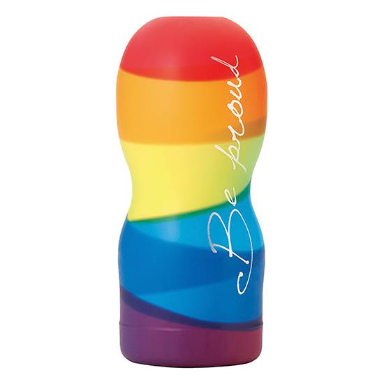 TENGA - MASTURBADOR ORIGINAL VACUUM CUP RAINBOW PRIDE BE PROUD - Juguetes Sexuales Masturbadores para EL- Sex Shop ARTICULOS EROTICOS