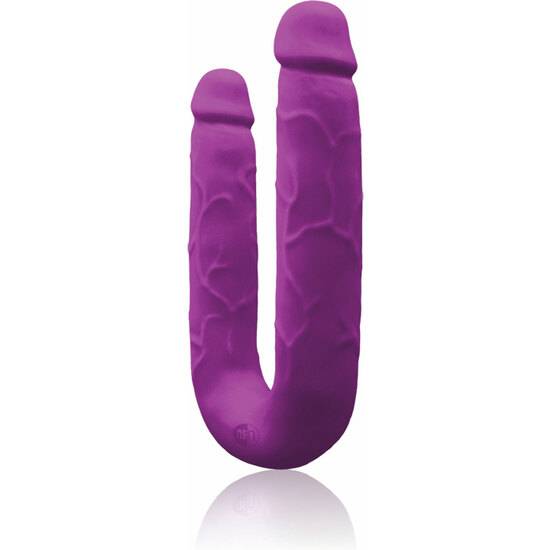 COLOURS DP PLEASURES PENE DOBLE DE SILICONA - MORADO - Consolador Penes Juguetes Sexuales - Sex Shop ARTICULOS EROTICOS